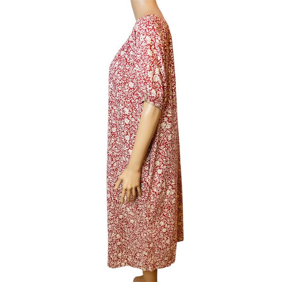 Faherty Carmen Midi Dress size S in Tandoori Floral - Picture 5 of 11